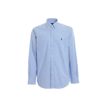 Polo Ralph Lauren Logo Embroidered Gingham Check Shirt
