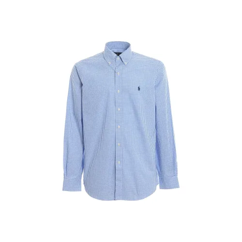 Polo Ralph Lauren Logo Embroidered Gingham Check Shirt