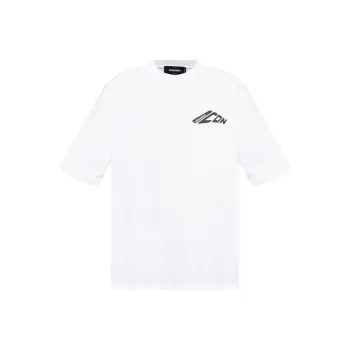 DSQUARED 2 Logo Printed Crewneck T Shirt
