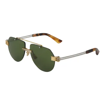 Bottega Veneta Metal Aviator Sunglasses Unisex Multicolor