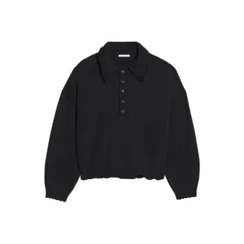 Helmut Lang SS24 Polo Shirt Men's Black