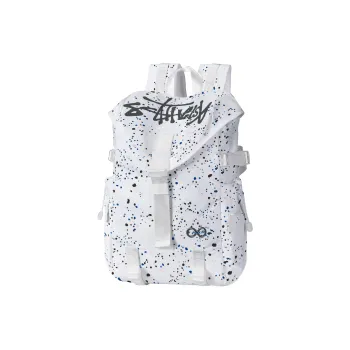 8atheist Polyester Backpack Regular Unisex White