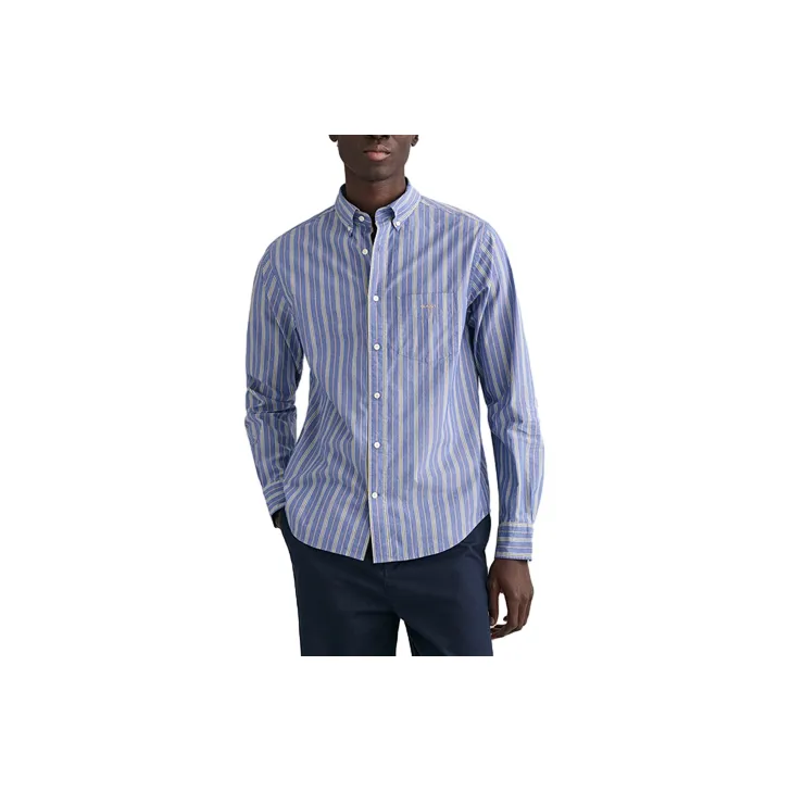 GANT Shirts Men Blue-0