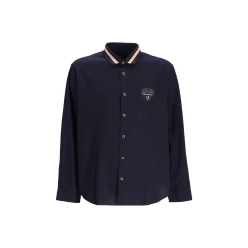 ARMANI EXCHANGE Logo patch Cotton blend Shirt