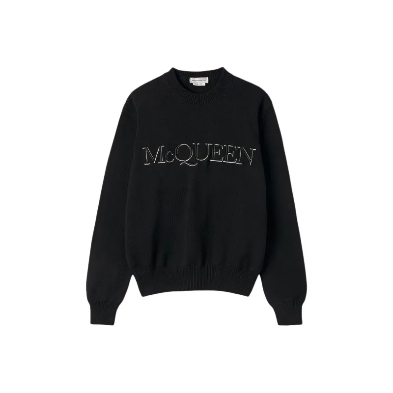 Alexander McQueen Knitted Crewneck Jumper-0