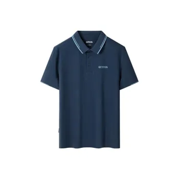 OUTDOOR PRODUCTS Polo Shirt Men's Flower Blue