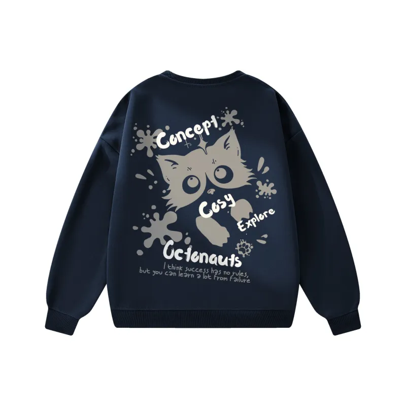 Small Columns Under The Sea Sweatshirt Unisex-2