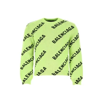 Balenciaga Sweaters Unisex Green