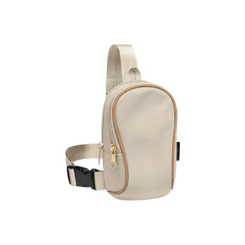 GOLF Fabric Cell Phone Pouch, One Shoulder Crossbody Bag, Sling Bag Regular Women's Apricot/Black
