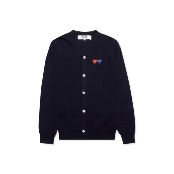 CDG Play Sweater Men's Marine Blue