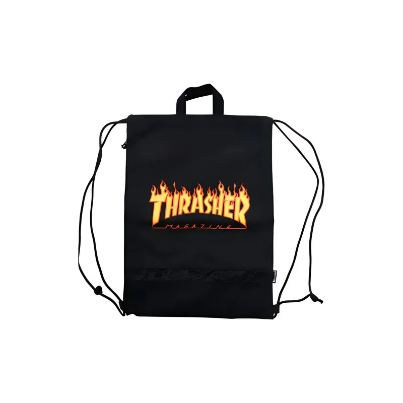 Thrasher Polyester Backpack Unisex Black-0