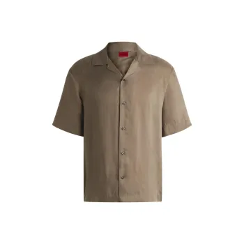 HUGO BOSS Shirts Men Brown