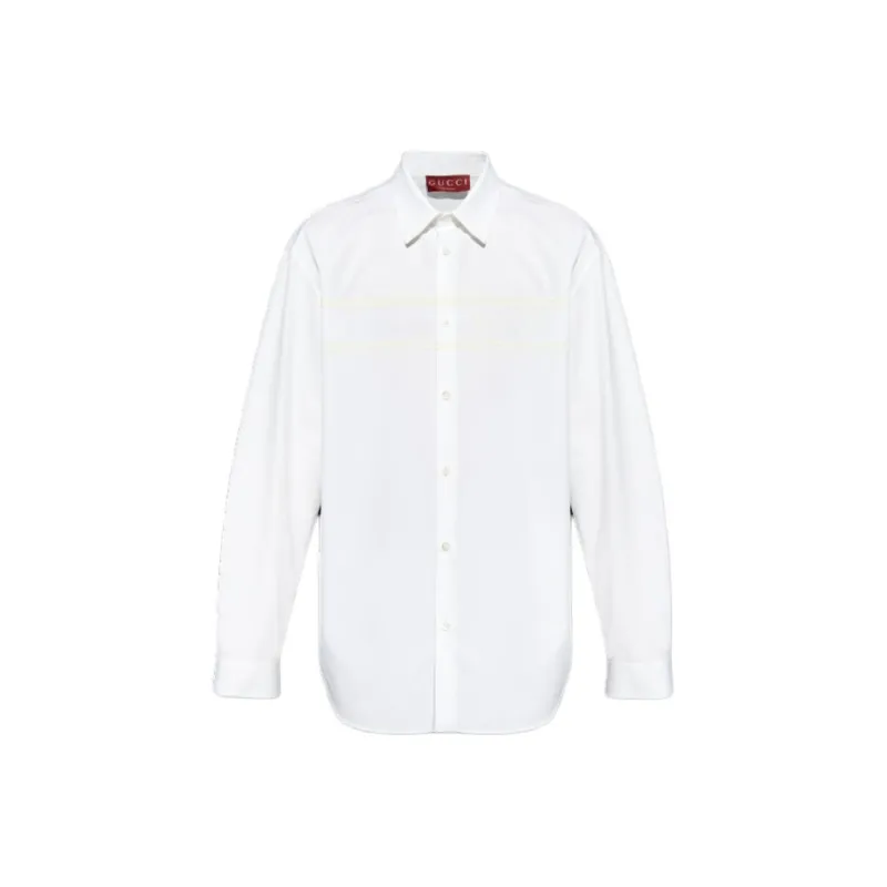 GUCCI Collared Long Sleeve Shirt-0