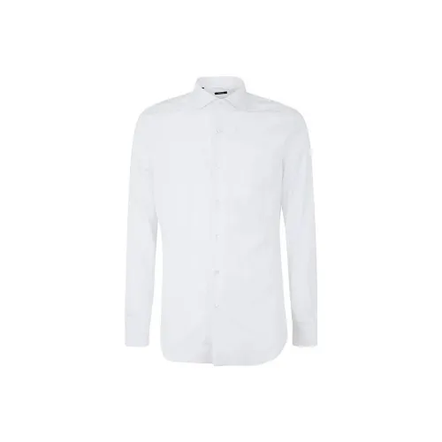 Barba Napoli Spread Collar Shirt