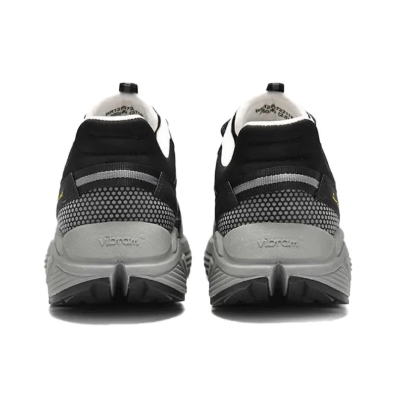 RARE Low Top Casual Shoes Men's Black Gray-2