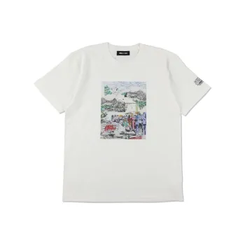 WIND AND SEA x NIIMI HIROKI T-Shirt Unisex White