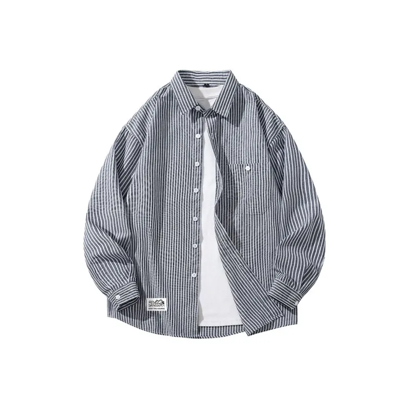 RED DRAGONFLY Shirt Coat Unisex Blue-4