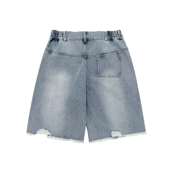 Bodydream Denim Shorts Men's Washed Blue-2