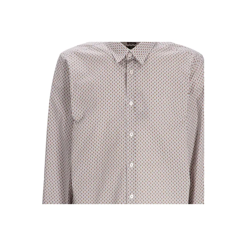 HUGO BOSS Micro print Long sleeve Shirt-2