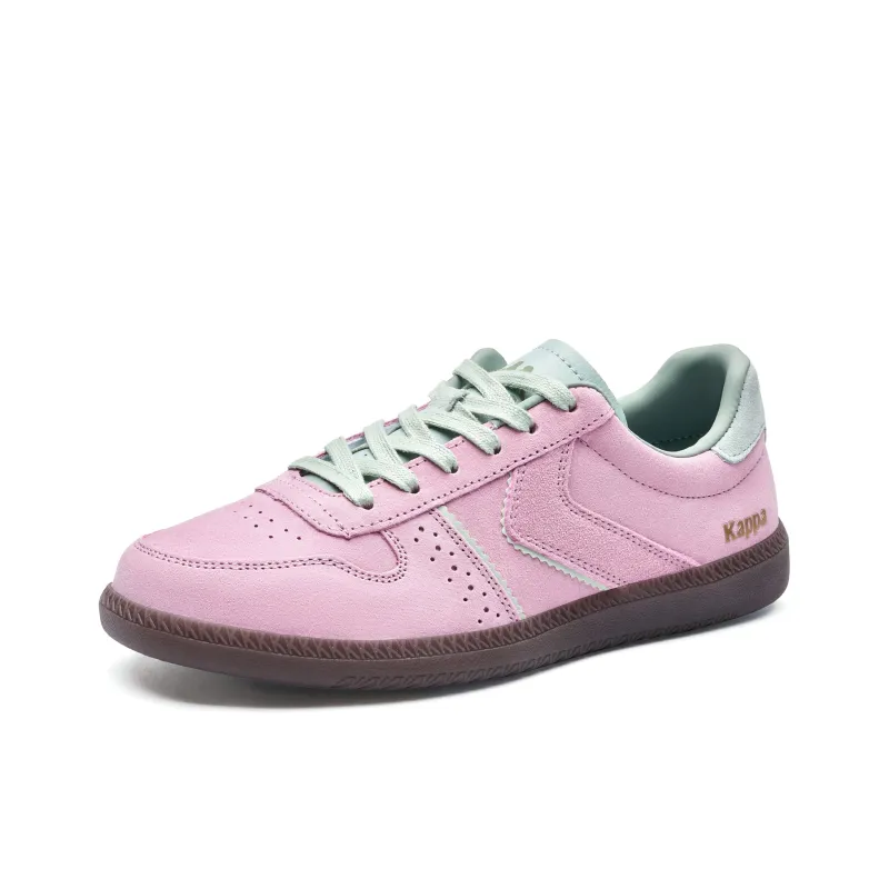 Kappa Frozen Cheese Milkshake Back to Back Anti Slip Wear Resistant Low Top Skateboard Shoes Women's Pink-2