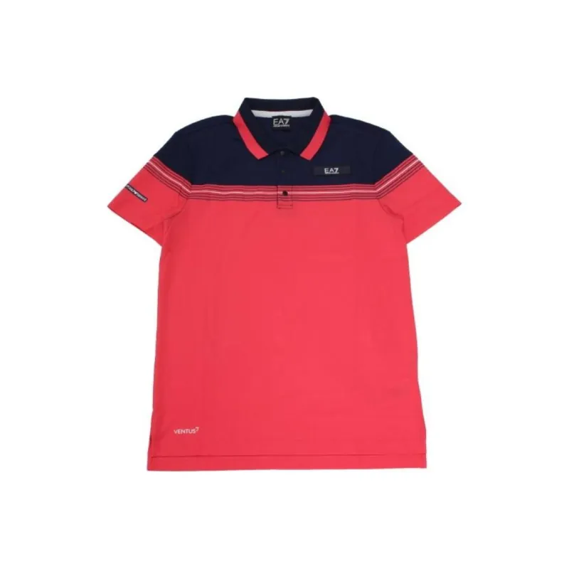 EMPORIO ARMANI EA7 Polo Shirt Men's Red-0