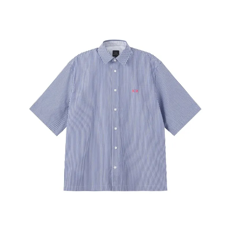 ARMANI EXCHANGEAE Shirt Men's Blue-0