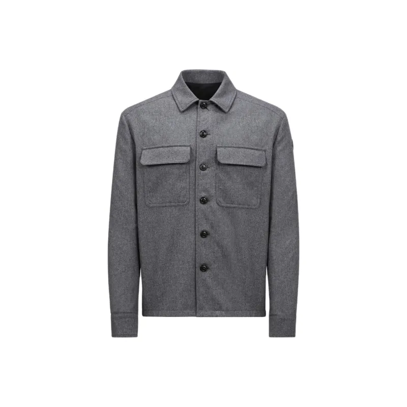 Moncler Logo Patch Long Sleeved Shirt-0