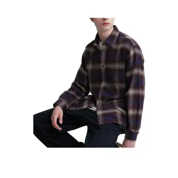 UNIQLO Shirts Men Dark Red