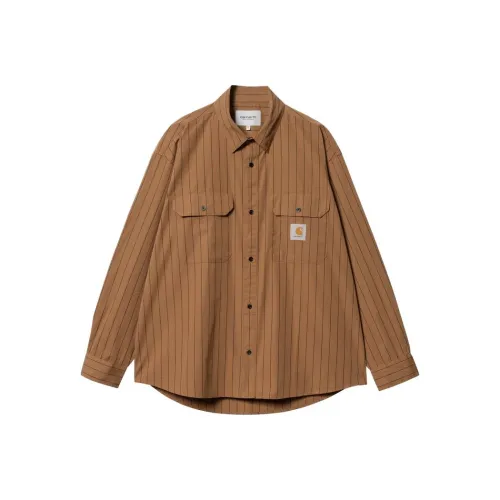 Carhartt WIP Orlean Stripe Shirt Men's Brown
