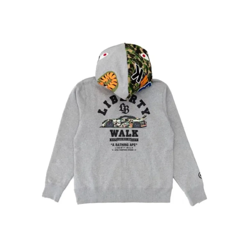Bape X Lbwk S15 Shark Full Zip Hoodie-2