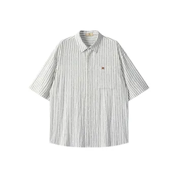 WILLIAM FOX&SONS Men's Casual Shoes And Short Sleeved Shirts Unisex Enamel Gray