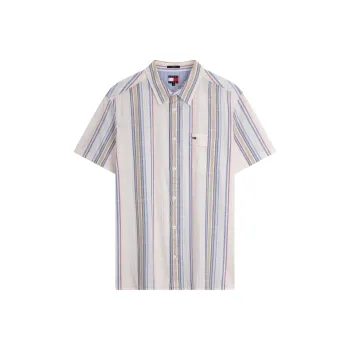 Tommy Hilfiger Shirt Men's Multicolor Stripes YBH