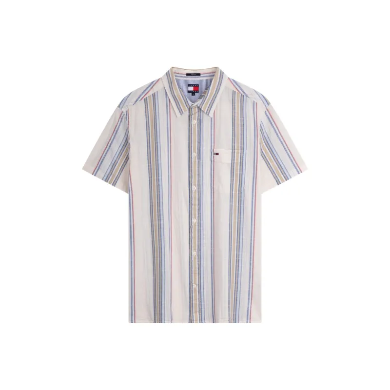 Tommy Hilfiger Shirt Men's Multicolor Stripes YBH-0