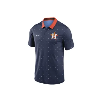 Nike MLB Collaboration Houston Astros Polo Shirt Houston Space Raccoon Team Men's Marine Blue