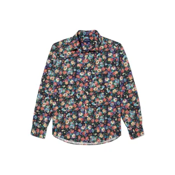 NOAH Ny X The Cure Floral print Cotton Shirt