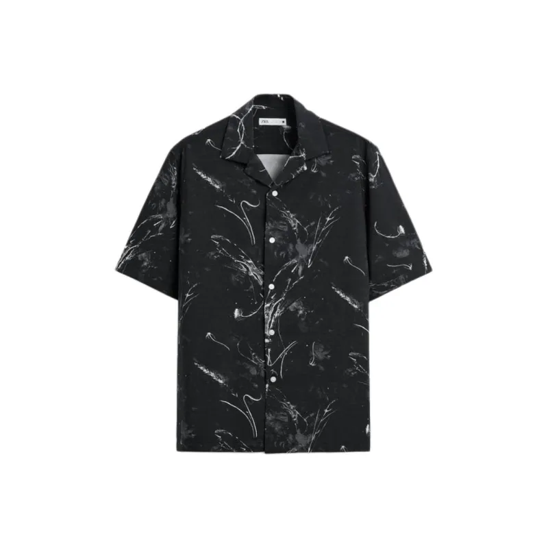 ZARA Shirts Men Black-0