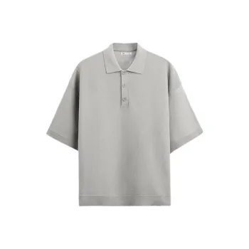 ZARA Polo Shirt Men's Pearl Gray