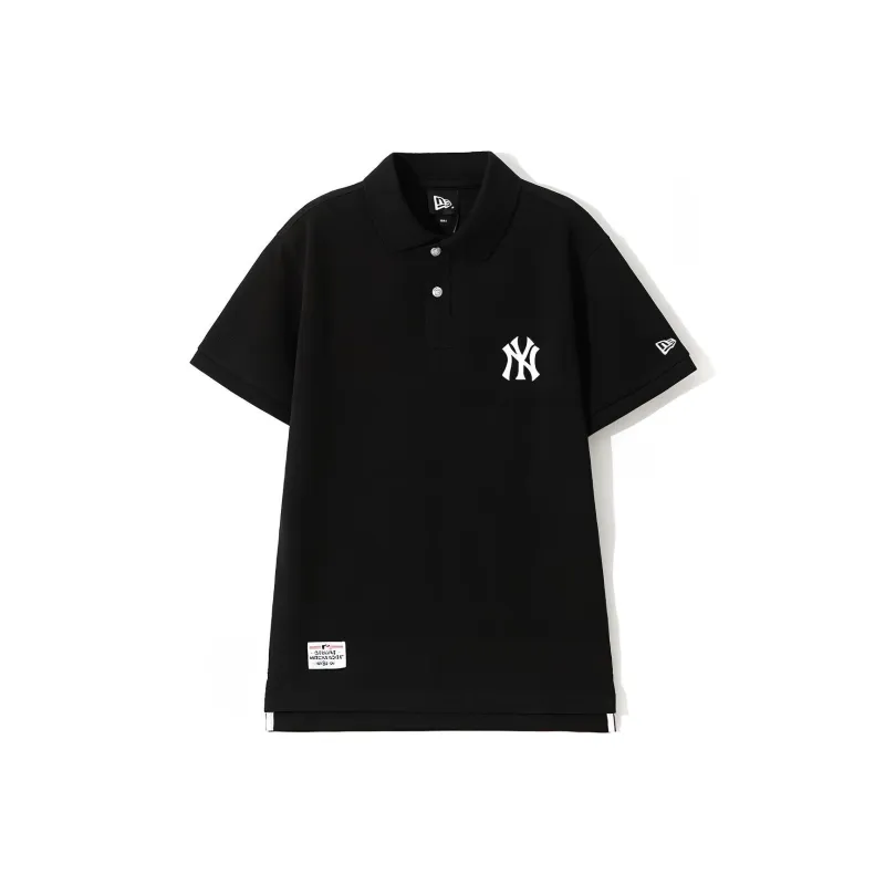 New Era Polo Shirt Unisex Black-0