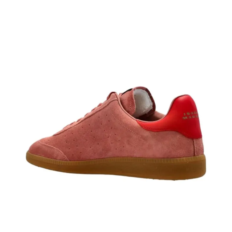 ISABEL MARANT Bryce Low Top Skateboard Shoes Women's Pink-3