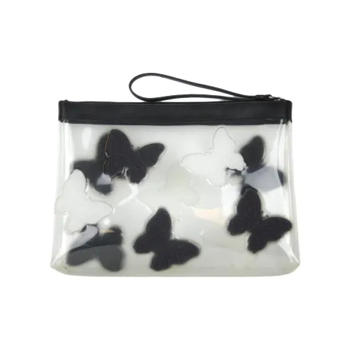 Bottega Veneta PVC Coin Purse Women's Black