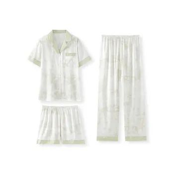 WANANNI Pajama Set Women's Light Green