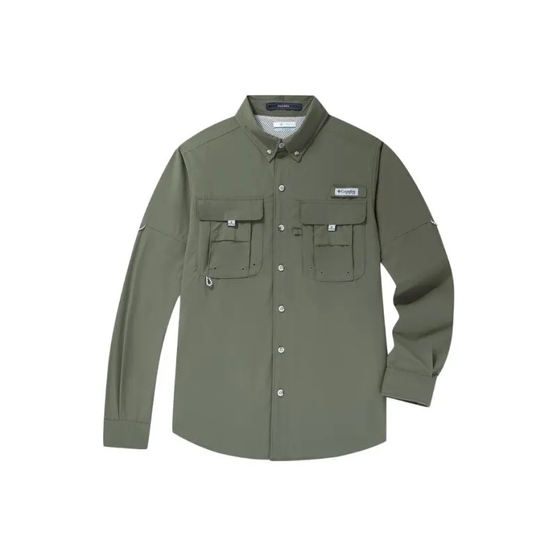 Columbia PFG Shirt Unisex Green-0
