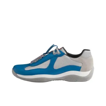 PRADA America's Cup Low Top Casual Shoes Men's Sapphire Blue