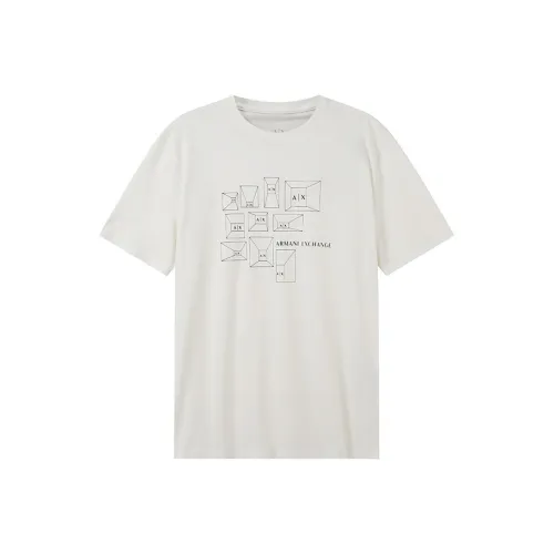 ARMANI EXCHANGE T Shirt Men's Ecru