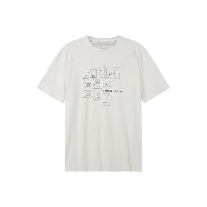 ARMANI EXCHANGE T Shirt Men's Ecru-0