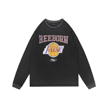False Perception Sweatshirt Unisex Washed Black