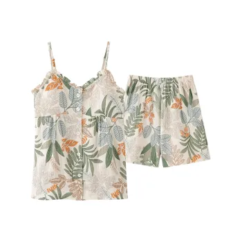 FENTENGCARE Pajama Set Women's Apricot