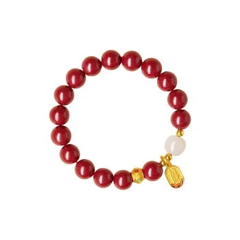 The Thousand Seals Family Reconstructed Cinnabar Bracelets Women's