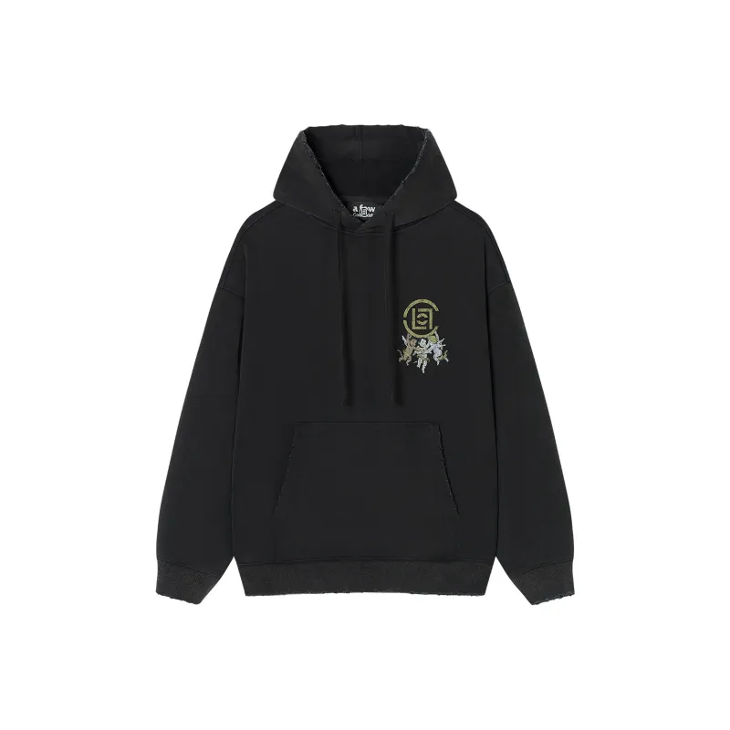AFGK x CLOTTEE Sweatshirt Unisex Washed Black-0