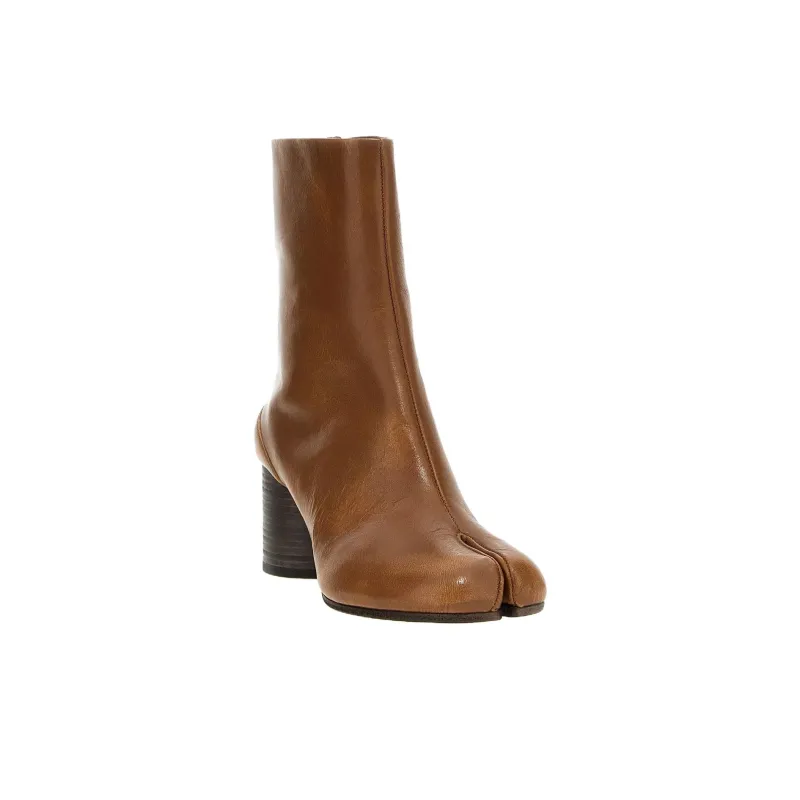 Maison Margiela Tabi Ankle Boots 6cm Women's Brown-2